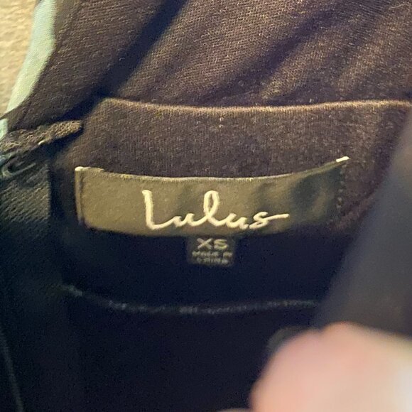 Lulus Floral Black High-Low Wrap Maxi Dress Sz XS brw - Picture 2 of 9